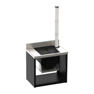 Модуль уличной кухни Smart-900 печь под казан арт.HS-KU02-P900 - Smart HELIOS